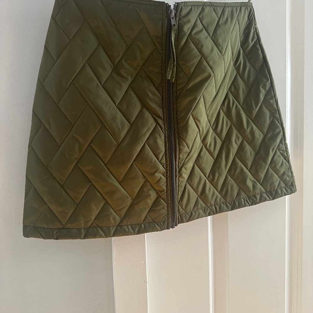 Steve Madden Green A-line Mini Skirt